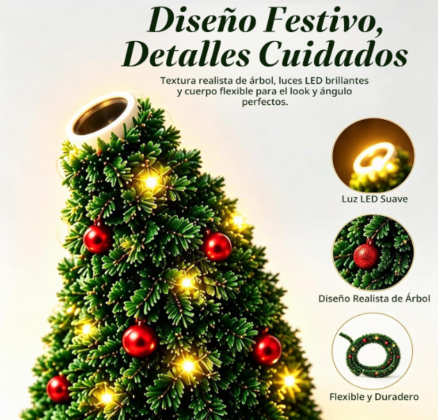Proyector navideño USB: tu techo lleno de magia